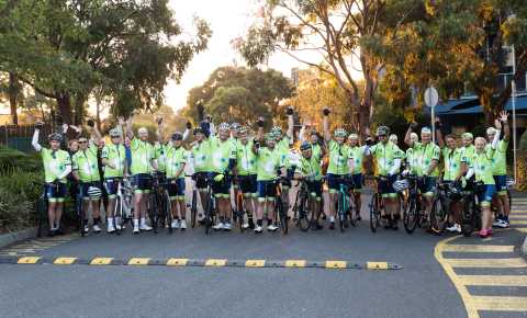 metricon ride to raise money for young people affected by cancer