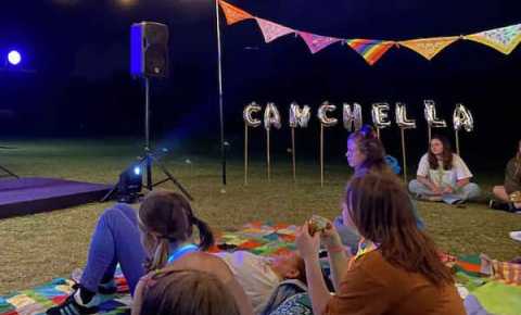 canteen canchella event at night