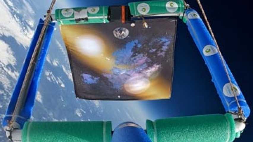 A Canteen bandanna in space