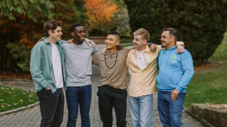 a group of young men who are from a range of cultural backgrounds